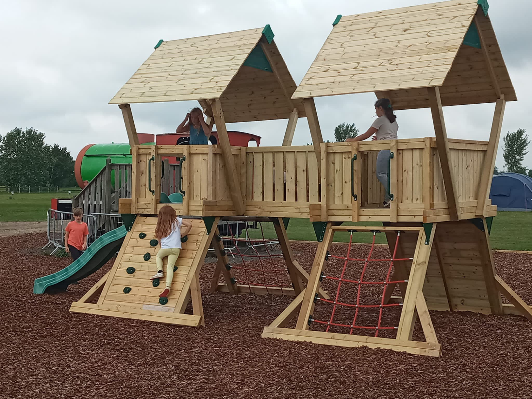 Children's play area at Stonham Barns Holiday Park
