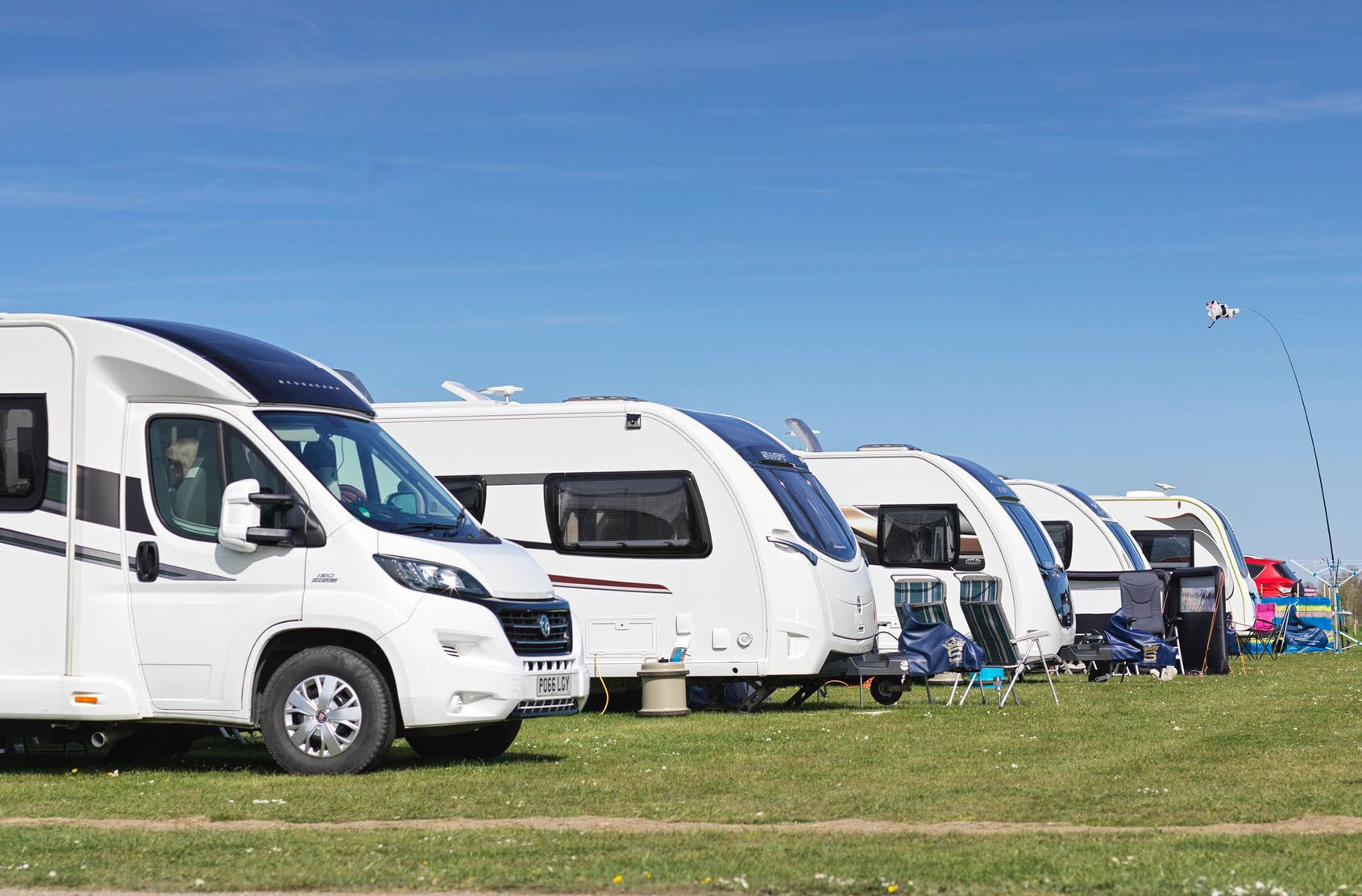 Camping at Stonham Barns