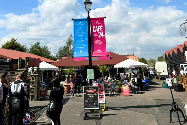 Stonham Barns Park retail village, café and antiques